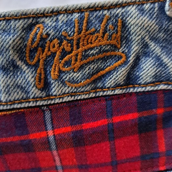 Tommy HILFIGER x GIGI HADID NWT RUNWAY collection jeans Sz 27 DISTRESS SUBLIME ! - Picture 10 of 14